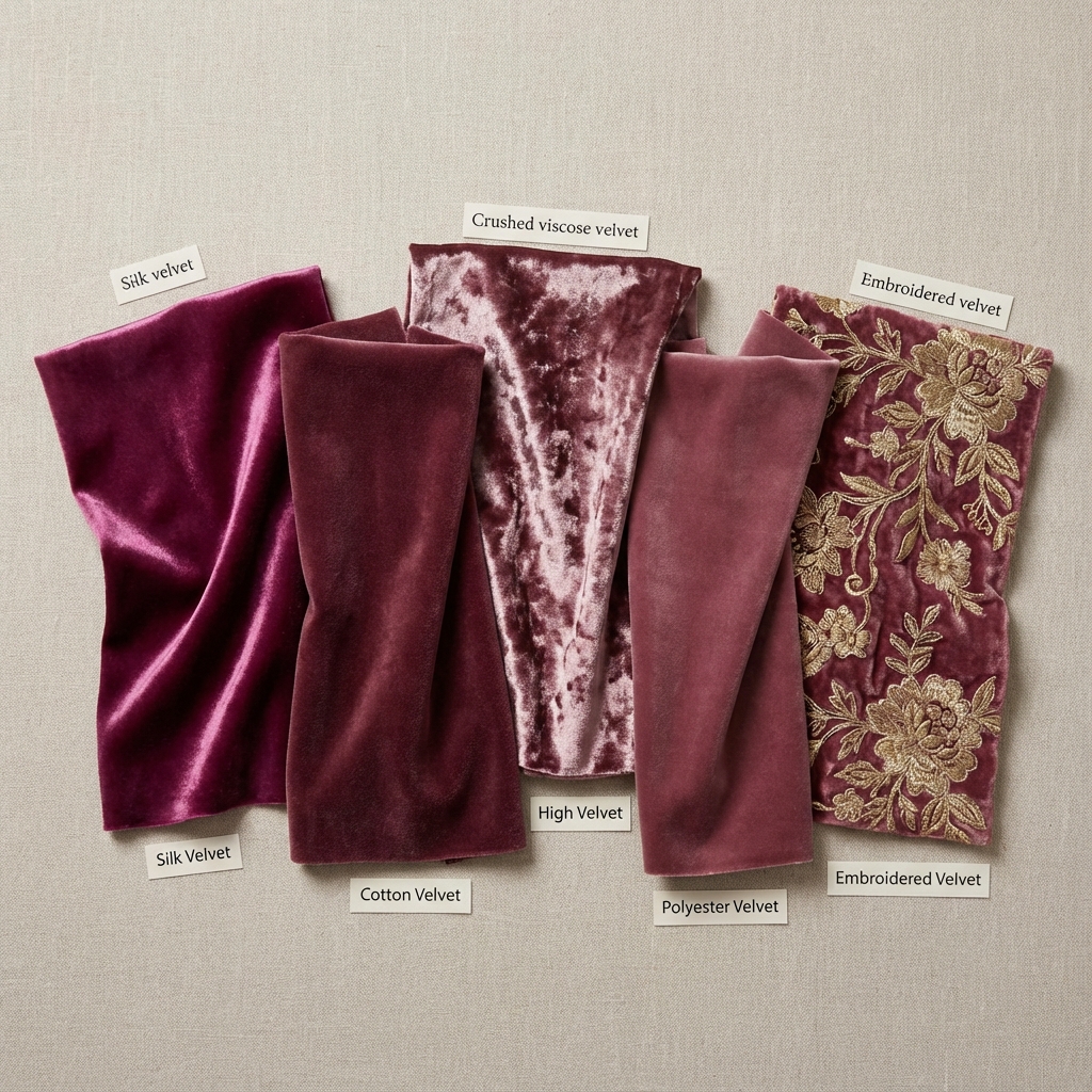 Different Types of Velvet Fabric